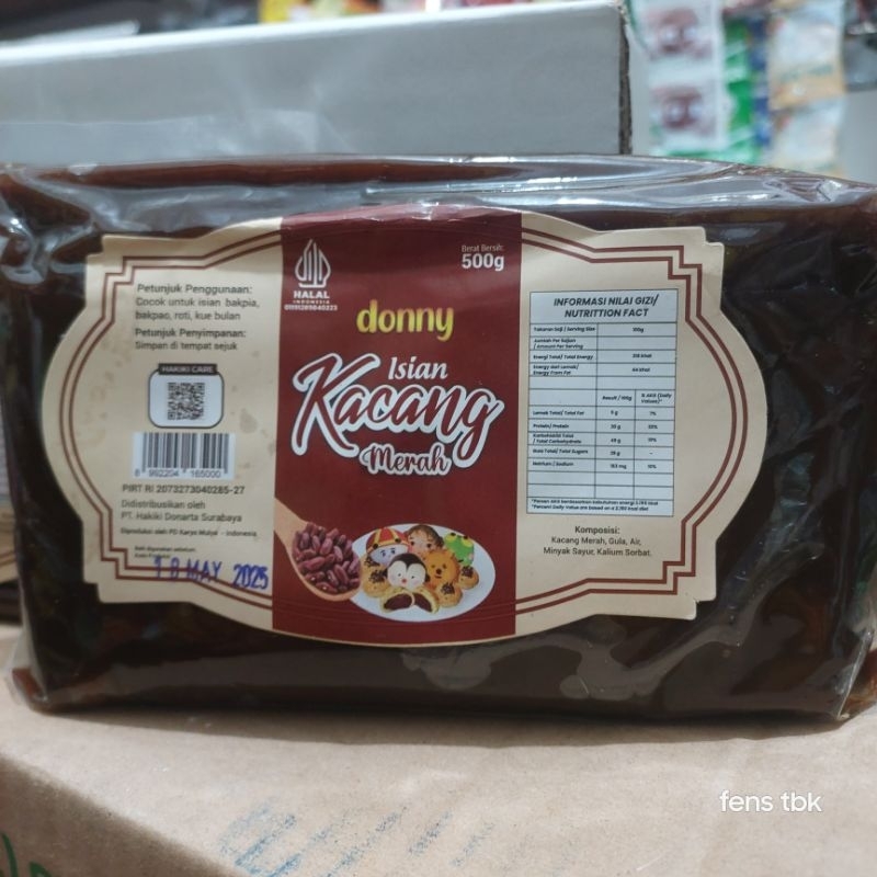 

DONNY FILLING KACANG MERAH / ISIAN KACANG MERAH / RED BEAN FILLING