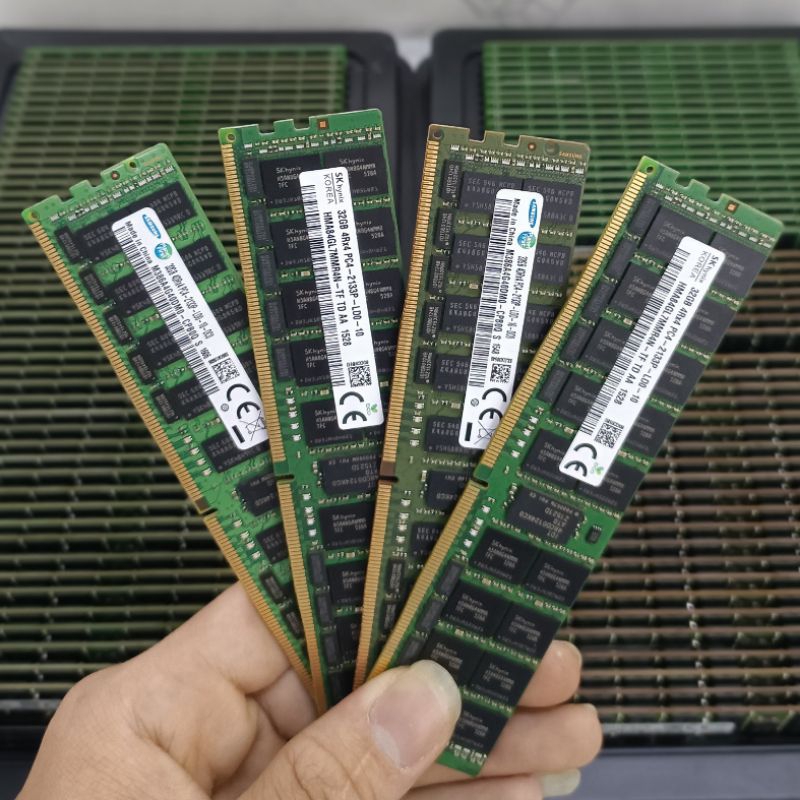 Ram Memory Server DDR4 32gb Pc4 -2133p Ecc Lrdimm mobo X99 Garansi
