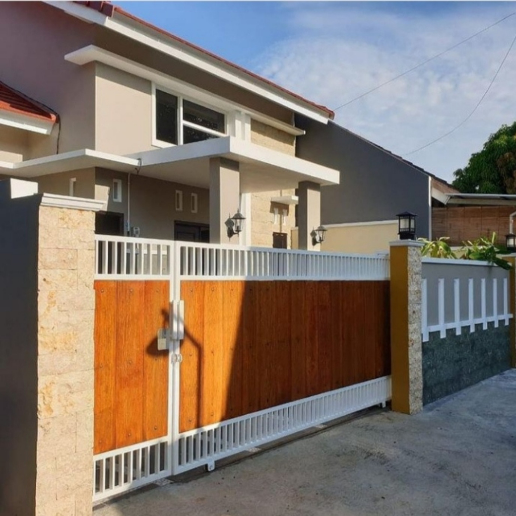 pagar minimalis bahan conwood