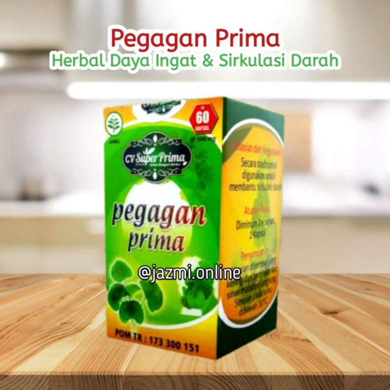 PEGAGAN PRIMA | Herbal Daun Pegagan | 60 Kapsul