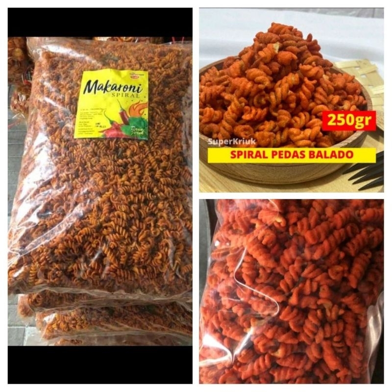 

Makaroni spiral 1 ball berat 4kg