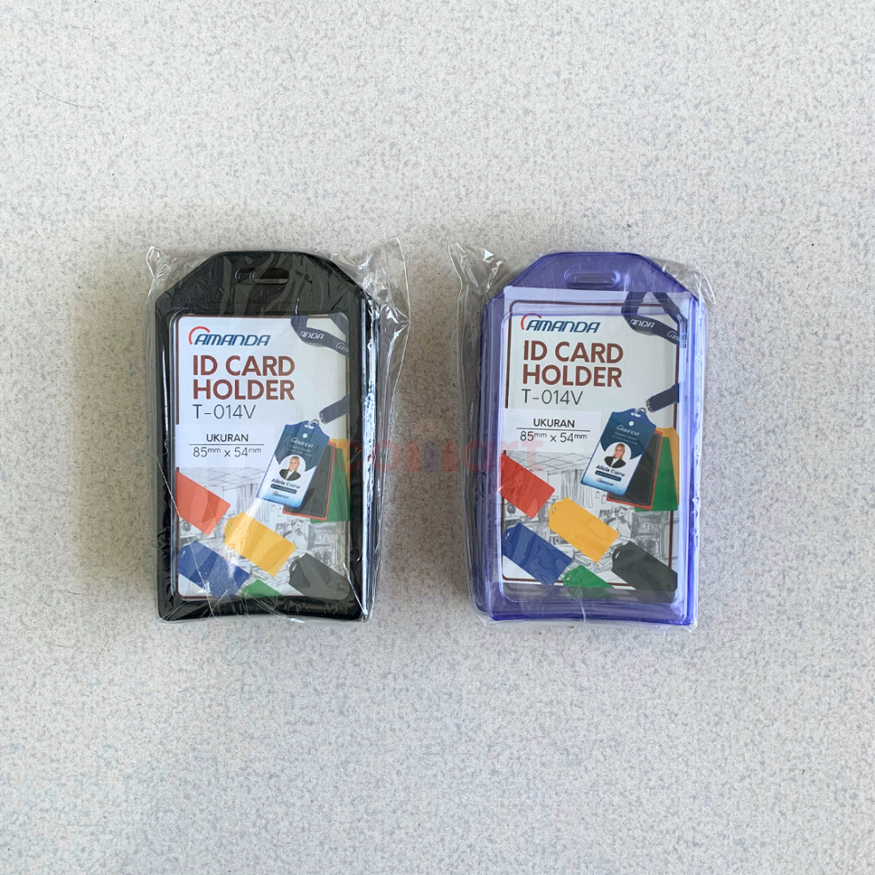 

1 Pak isi 5 PCS Soft Card holder Amanda 1 kartu / slot T-014V - Card Case Lentur B1 Tegak