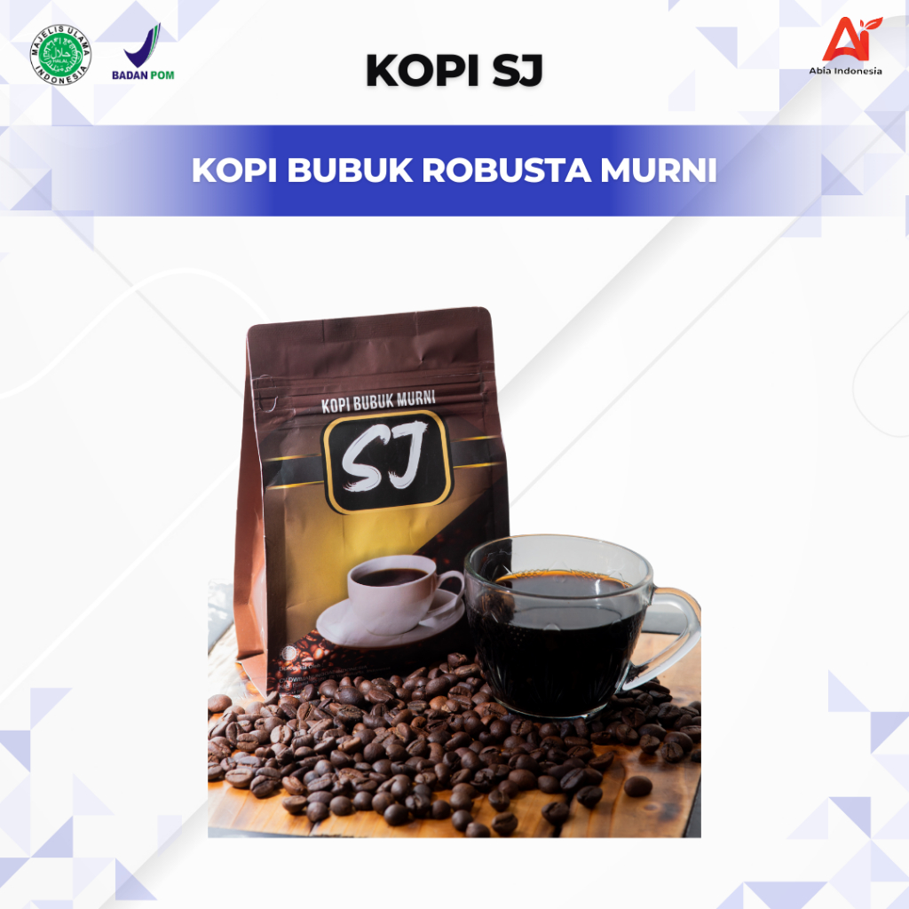 

SJ Kopi Robusta Kopi Bubuk Murni 250gr