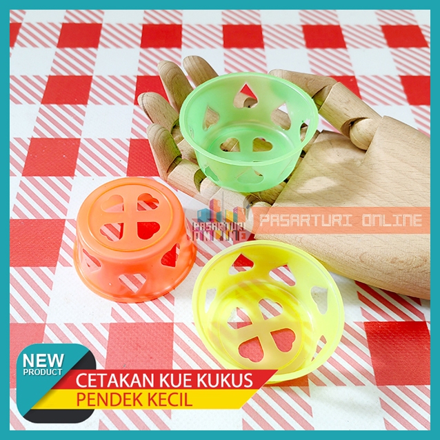 KUKUS PENDEK KECIL PLASTIK / Cetakan Kukus Lubang / Cetak Kue Muffin Roti Kukus