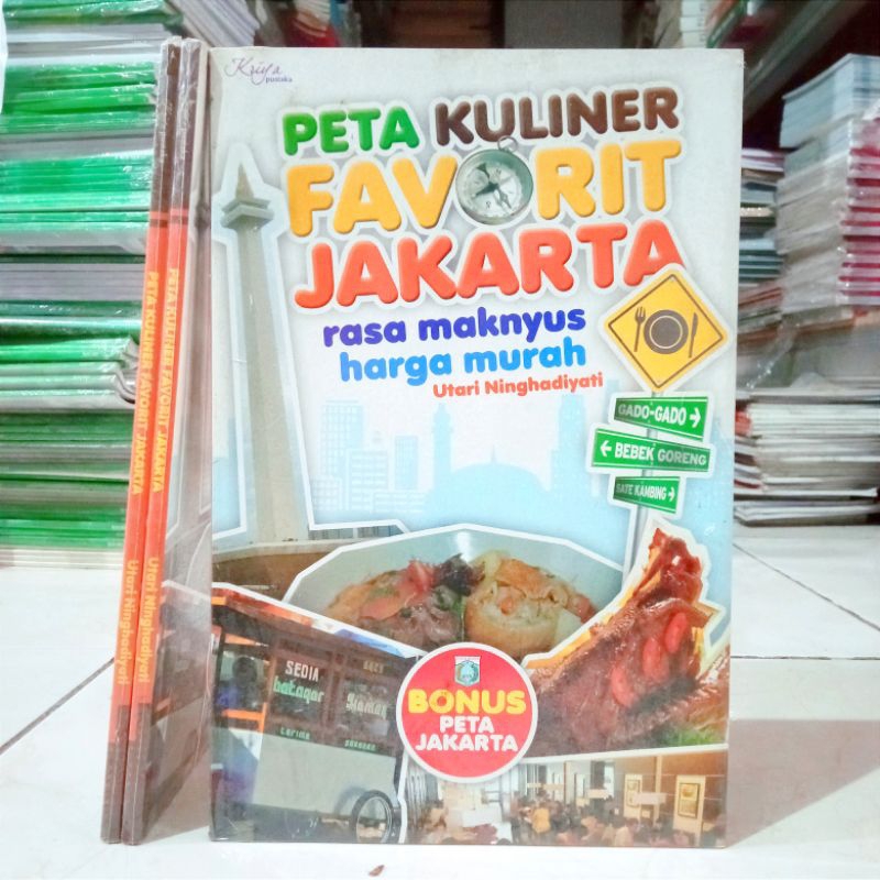 (ORIGINAL) BUKU PETA KULINER FAVORIT JAKARTA / BUKU TRAVELING
