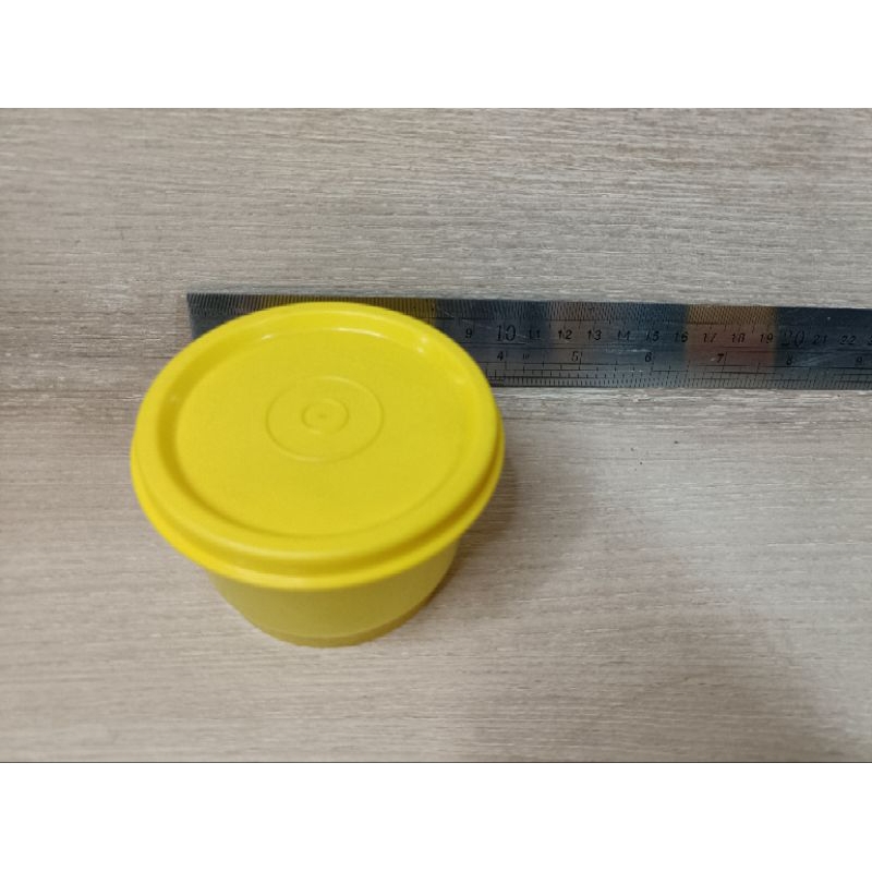 Tupperware Mini yellow/Small Round Container Tupperware wadah kecil