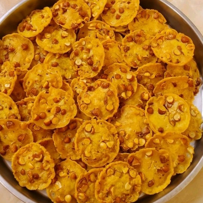 

Peyek Kacang Mini Gurih Enak Renyak Rempeyek Kacang Mini