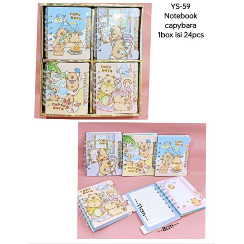 

Notebook capybara Sanrio pembatas