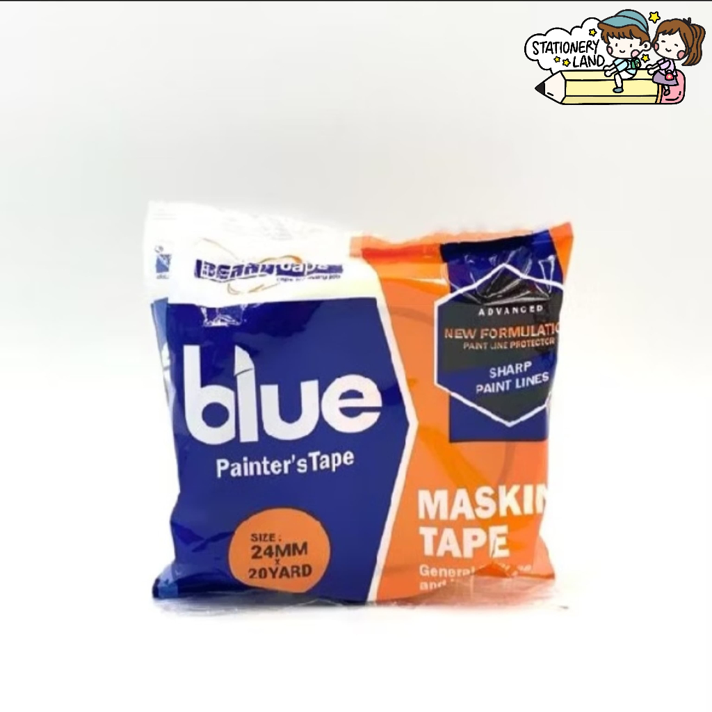 

MASKING TAPE BERRY 24 MM / Lakban Kertas Masking Tape Berry 24 MM 1" x 20 yard Kualitas Seperti Nachi