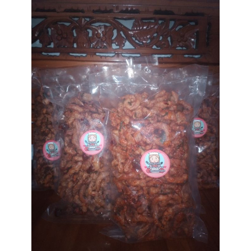 

Usus Krispy Daun Jeruk Pedas Manis / Original