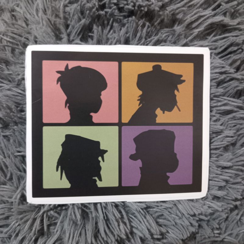 sticker laptop band gorillaz: gorillaz demon days cover album