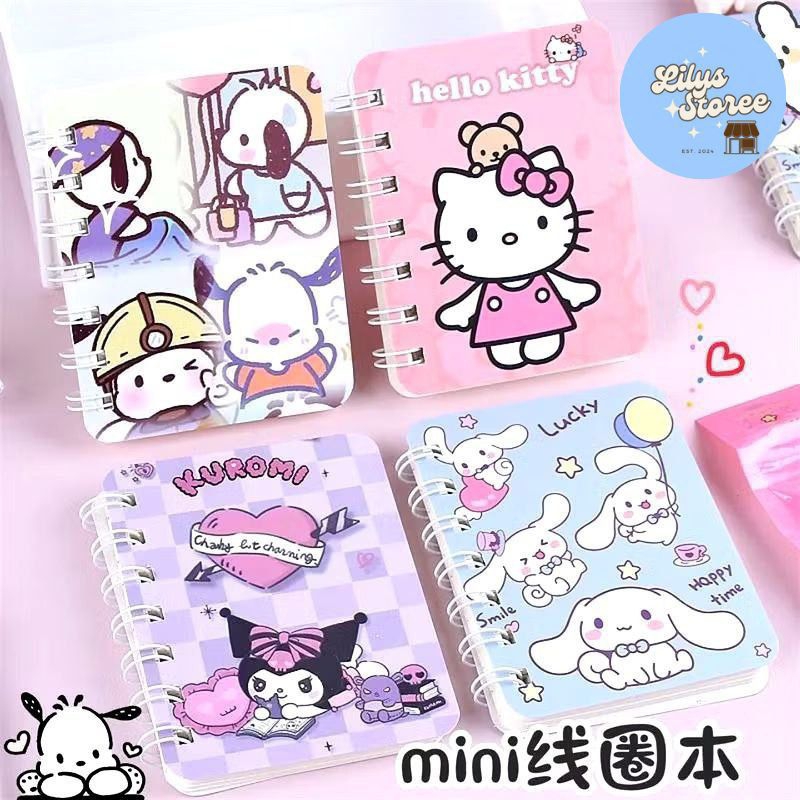 

✨LS✨Buku Binder Mini Sanrio / Note Book Ring A7