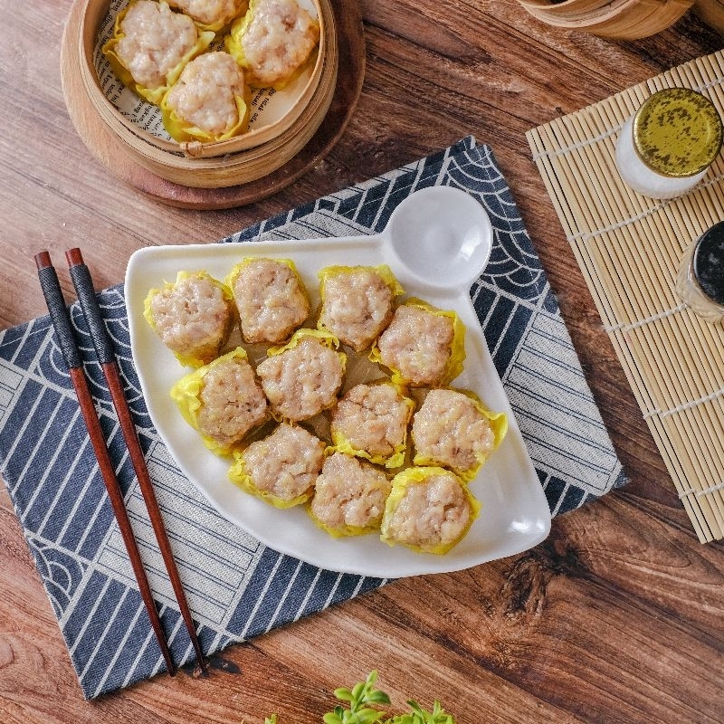 

Dimsum Halal udang isi 10 (free chilli oil spesial)