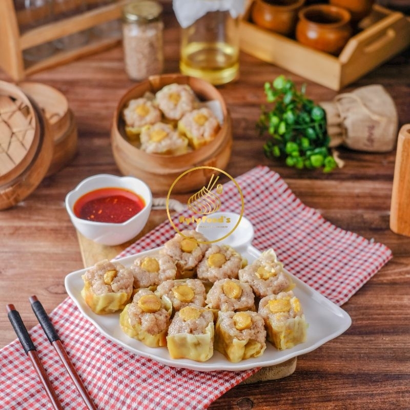 

dimsum halal rasa sosis isi 30pcs (free chilli oil spesial)