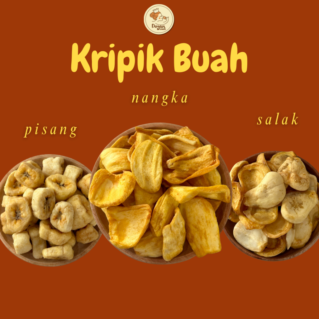 

KRIPIK BUAH ASLI NANGKA/ SALAK/ PISANG 250GR