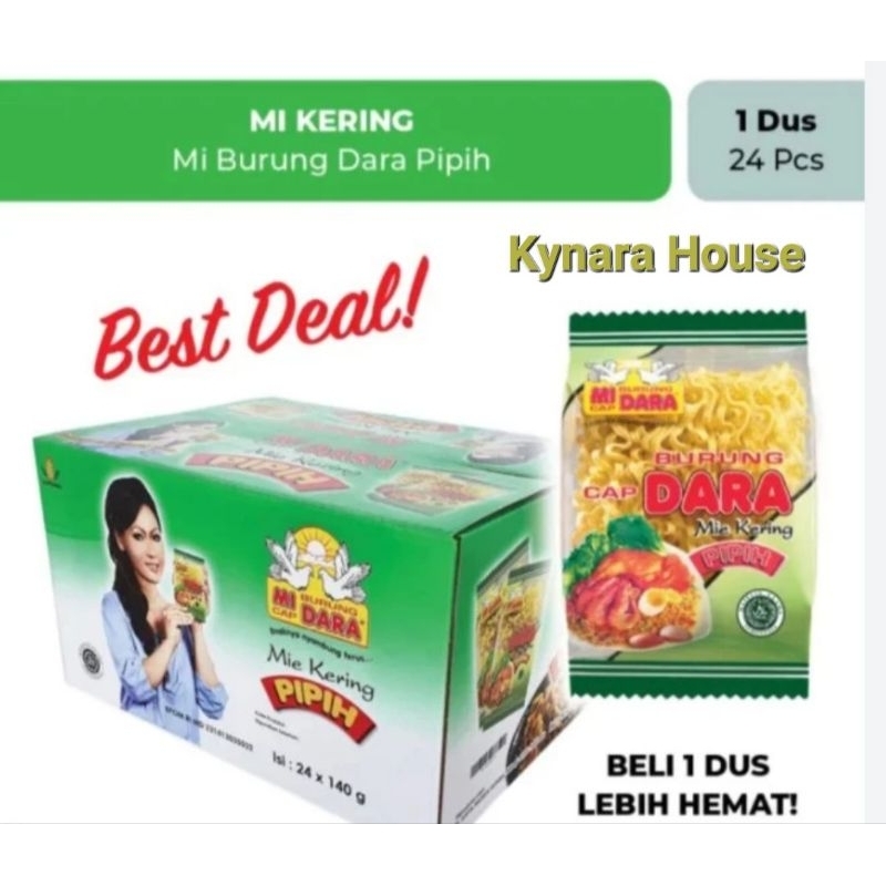 

Mie Burung Dara 136gr (Karton)