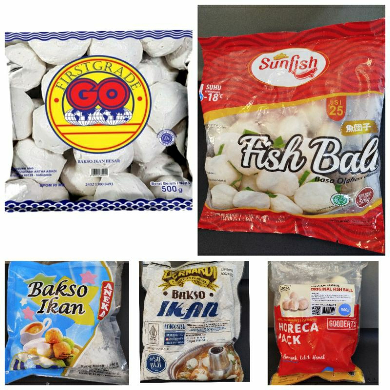 

FISH BALL Bakso Ikan Original GO / Bernardi / Sunfish / ILM / Goodeats Horeca