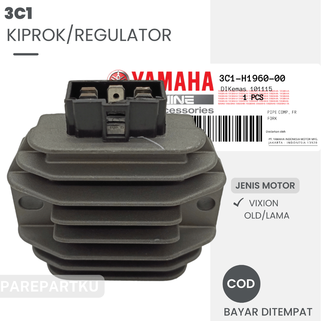 3C1 REGULATOR/ KIPROK VIXION, VIXION OLD/LAMA, VIXION NEW/ CIPROK/ RGULATOR/ PENGATUR ARUS/ KPROK