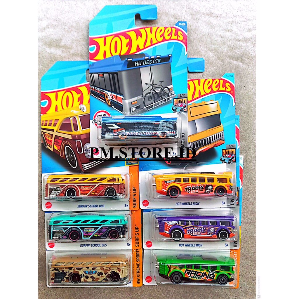 Hot wheels seri bus sekolah