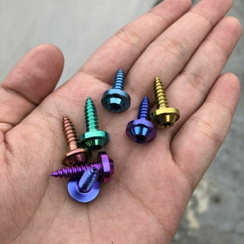 baut titanium body motor honda