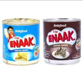 

Cap Enaak Kental Manis Putih & Coklat Kaleng 370 gr