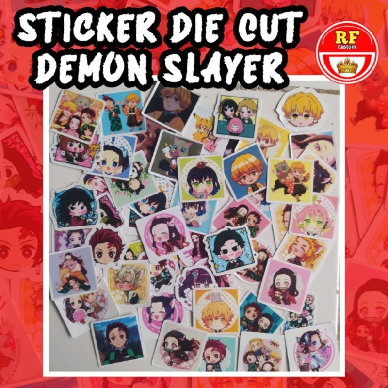 

Stiker Anime DEMON SLAYER Die Cut Potong Putus Stiker Anime Vinyl Anti Air Terbaru