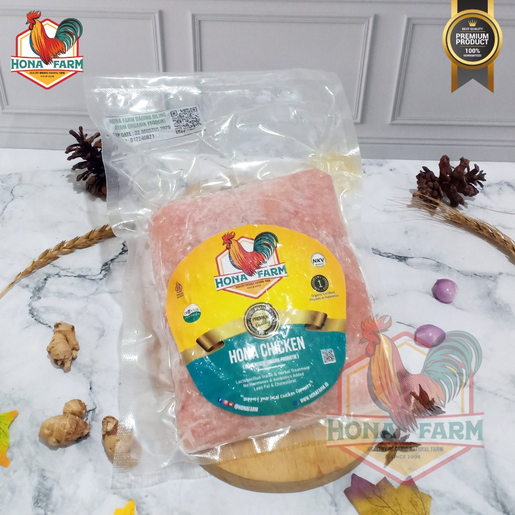 

Hona Farm Daging Giling Ayam Organik Probiotik 500gr