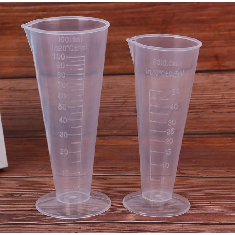 Z3 - Gelas Ukur Plastik 100 Ml / Gelas Takar 100 ml 100cc Transparan