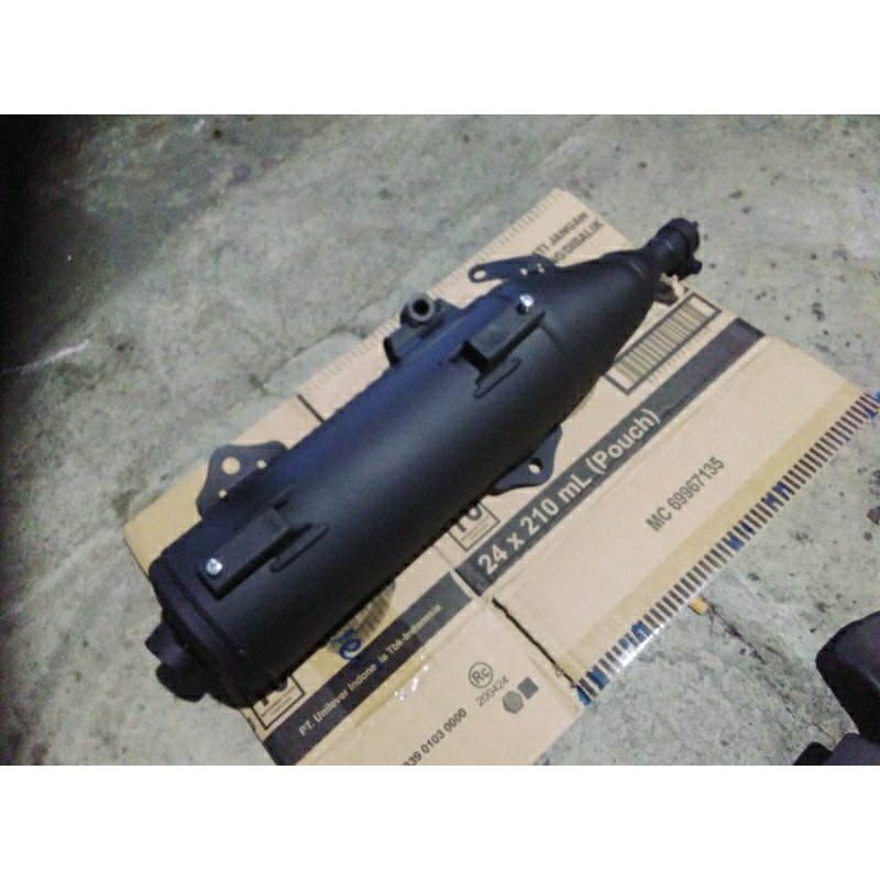Knalpot Yamaha Xeon Karbu 44D Original Copotan Standart Halus Tidak Bobokan