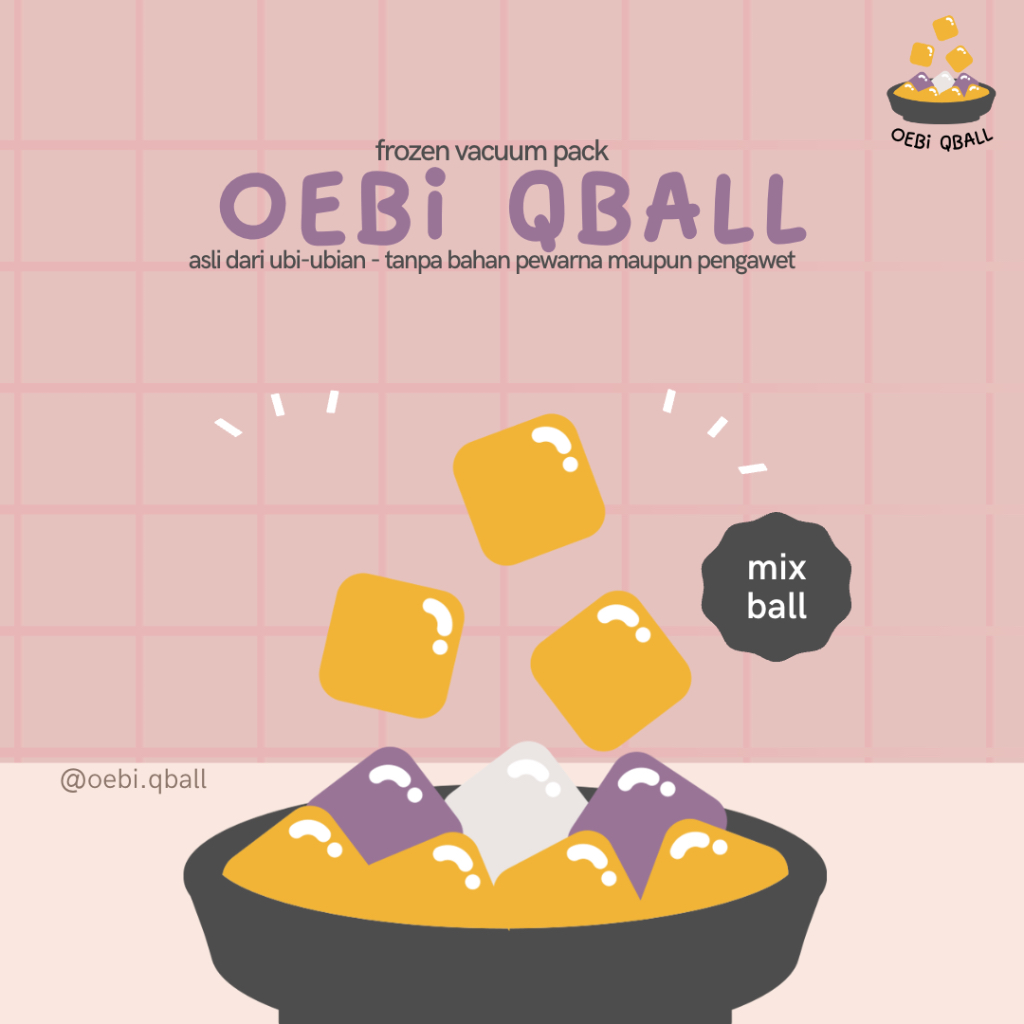 

taroball REQUEST SPECIAL UKURAN taiwan 芋圓 frozen 1000g