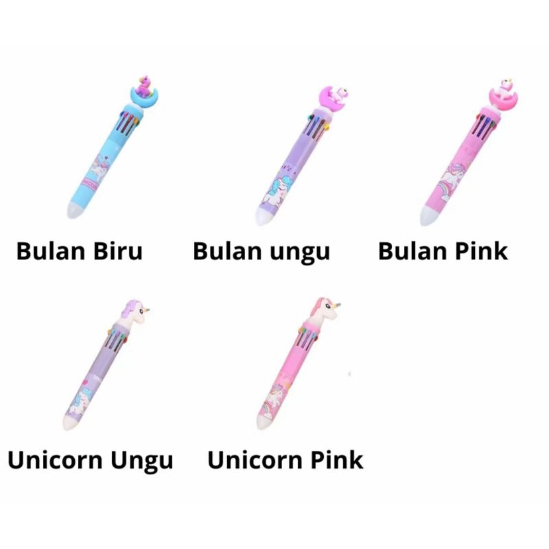 

Bulpen 10 Warna Motif lucu Pulpen anak lucu 10 warna