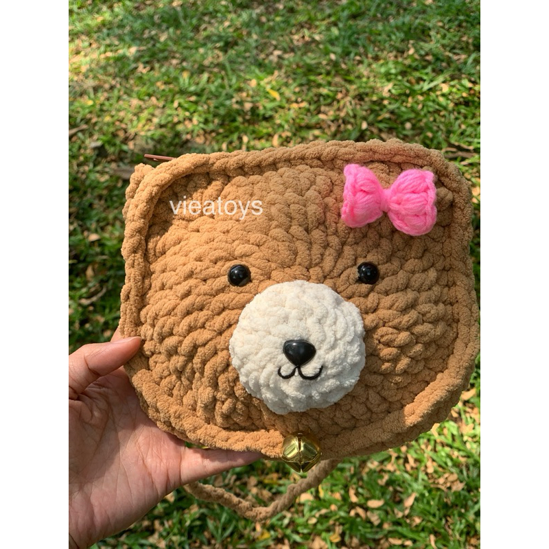 Tas Rajut Anak Bear / Tas Lucu