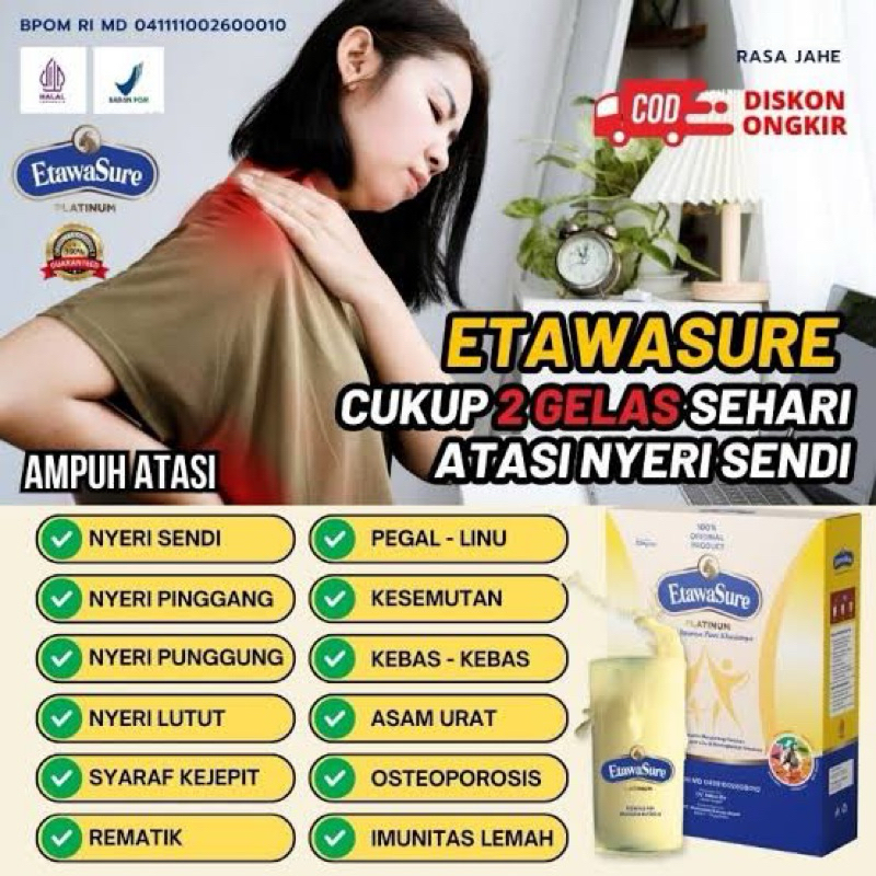 

Susu Etawasure – Susu Kambing Etawa 8 Bahan herbal alami untuk Nyeri Sendi dan Asam Lambung