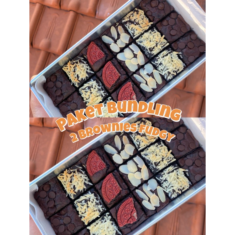 

Paket Bundling 2 Brownies Fudgy Bites 20x10 By Hi Bites