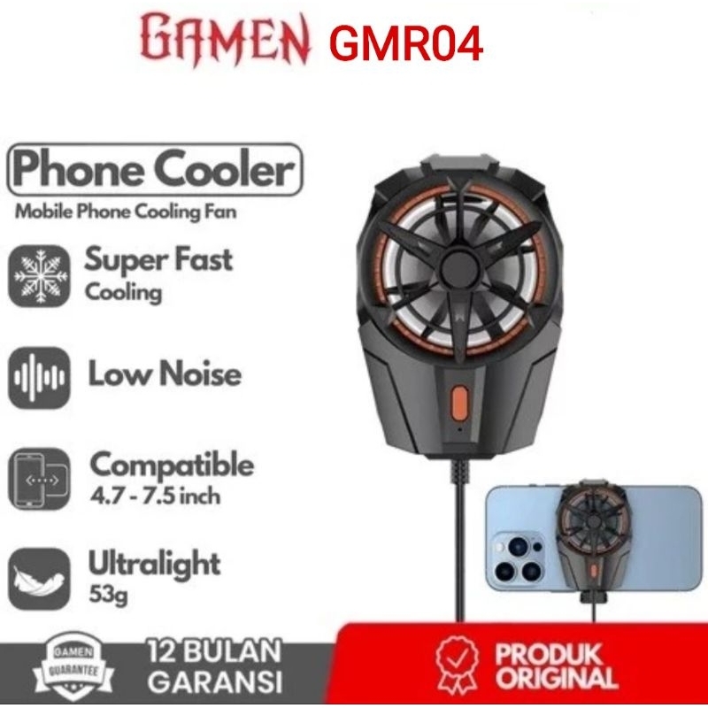 GAMEN GMR04 GAMING FAN COOLER RADIATOR HANDPHONE KIPAS PENDINGIN HP