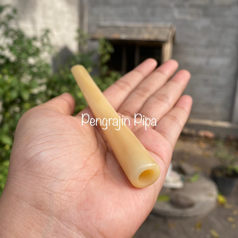 ONCE PIPA TULANG SAPI ASLI MODEL BULAT SUPER PANJANG -+15cm