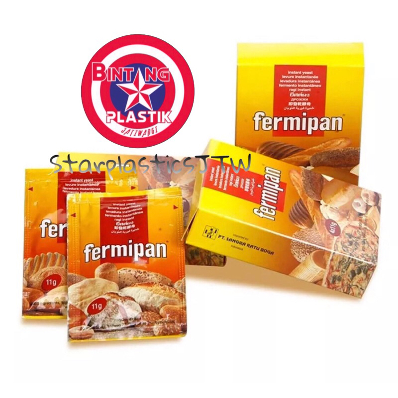 

TOP BRAND!! FERMIPAN Ragi Sachet ASLI 11 gr ORIGINAL Instant Yeast