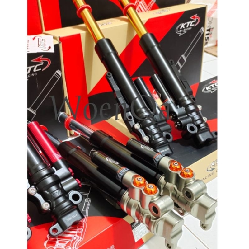 shock depan ktc matrix up side down vario beat fungsi tabung adjustable