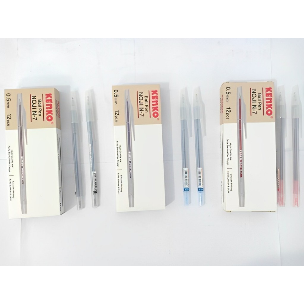 

PULPEN KENKO BALL PEN NOJI N-7 0.5 MM / PULPEN KENKO NOJI N 7 BALL PEN / BALLPOINT KENKO / BOLPEN KENKO / PULPEN