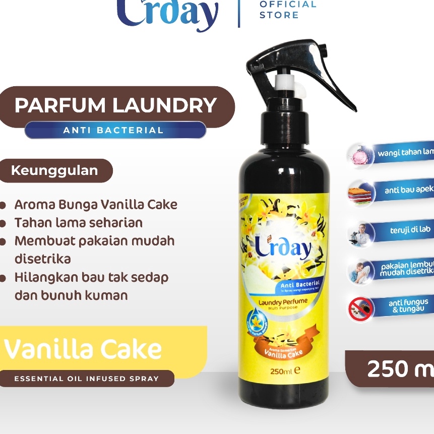 Top Parfum laundry vanilla cake  Room  n spray 25ml tahan lama