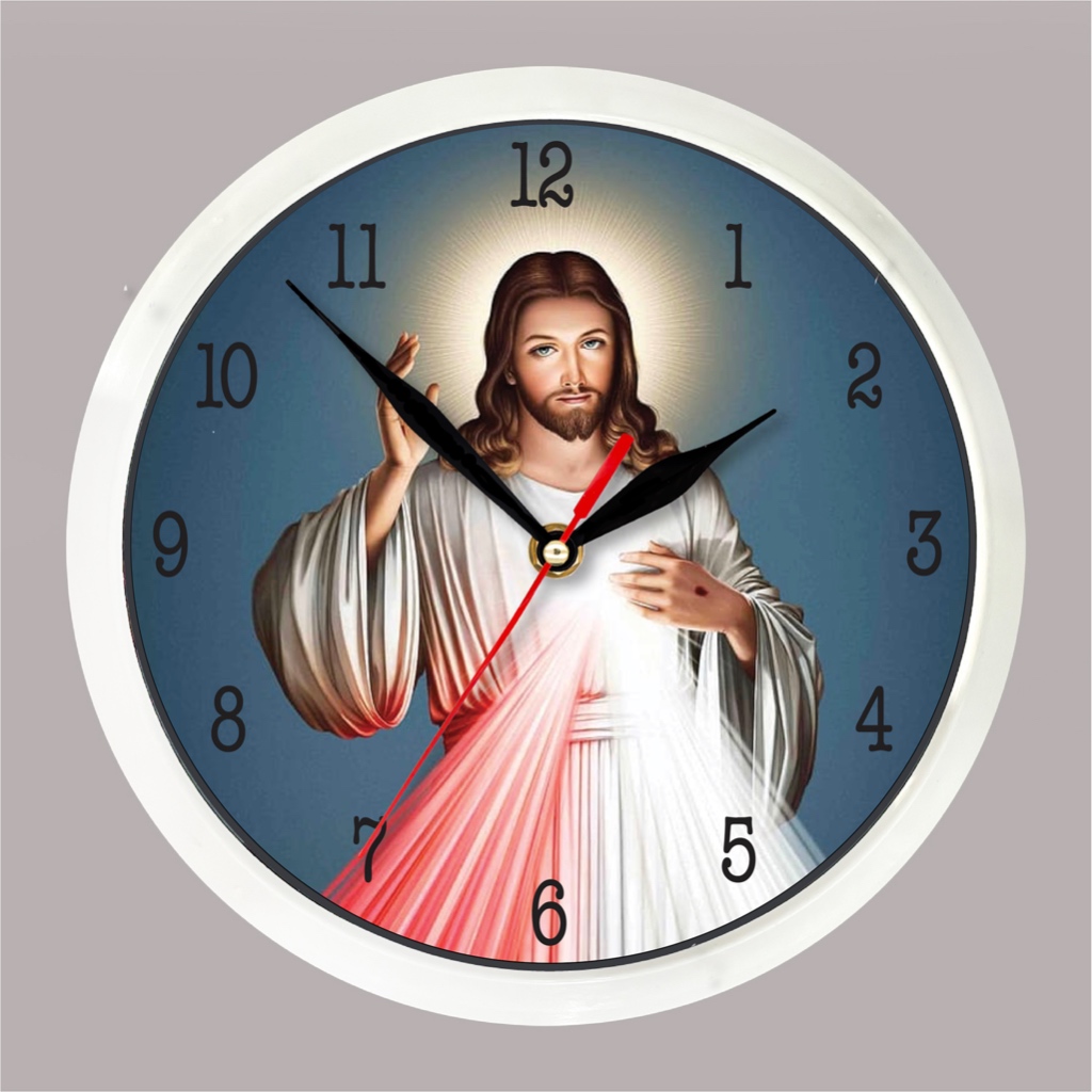 Jam Dinding Trendy Gambar Yesus 04