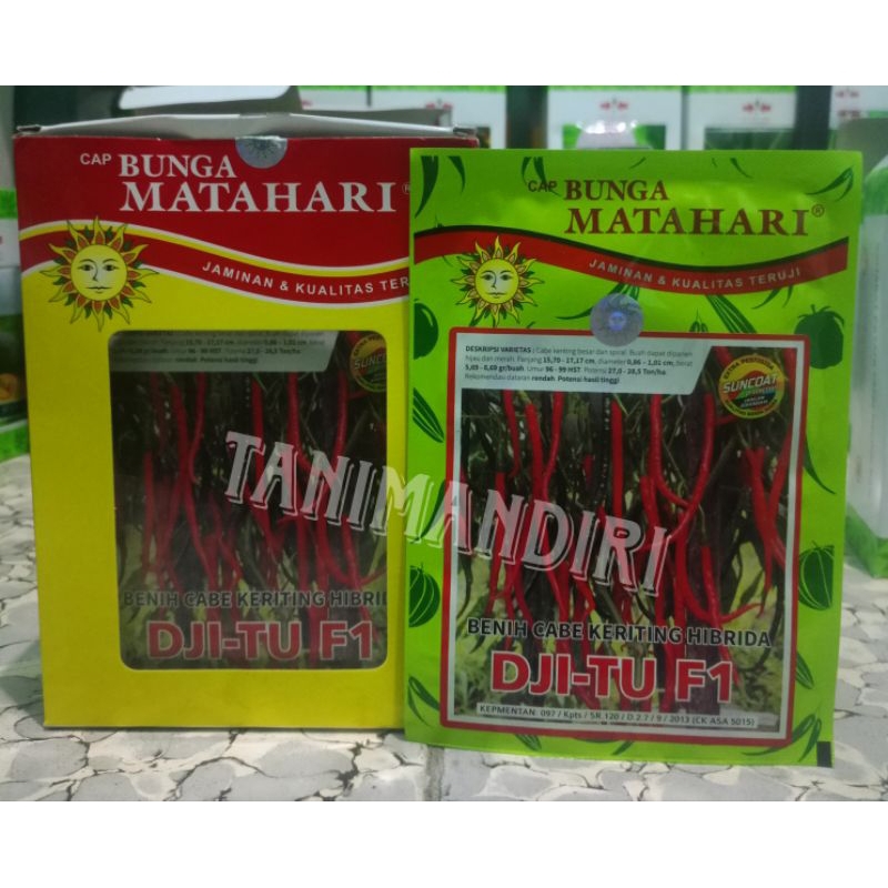 Benih Cabe Merah Keriting DJITU isi 10 gram