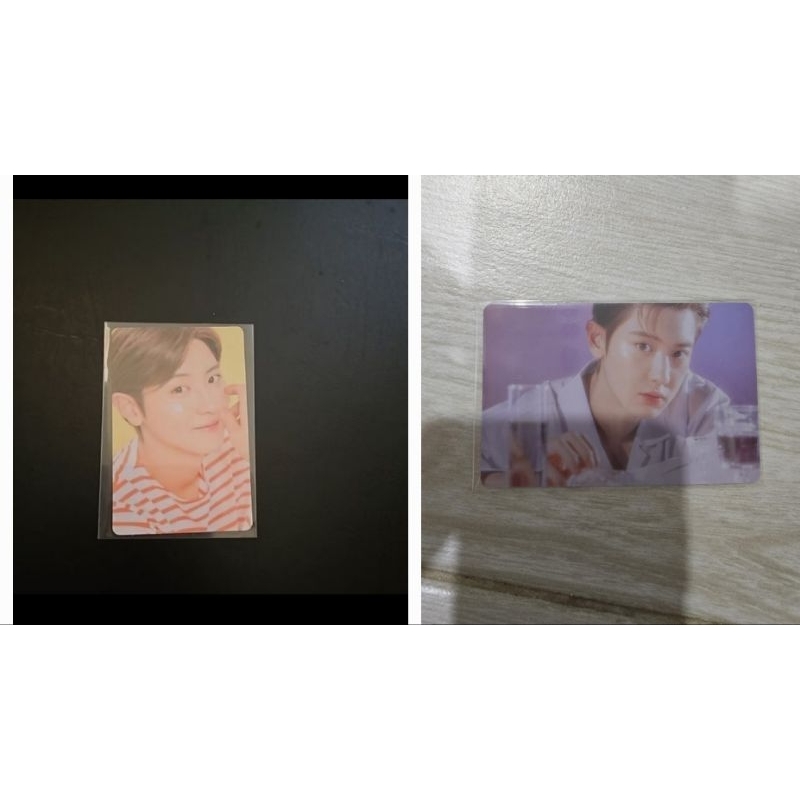 EXO nacific chanyeol pcy pc photocard official yellow purple holo rare
