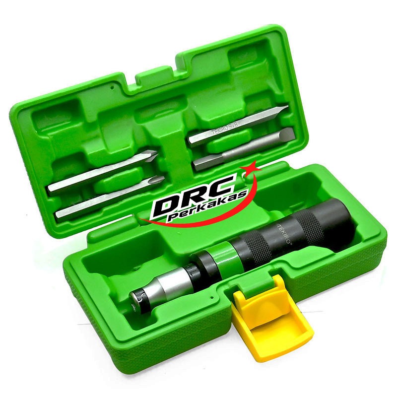 Tekiro Obeng Ketok Set 5 Pcs Original Japan | Kunci Pembuka Baut Karat Dol Macet