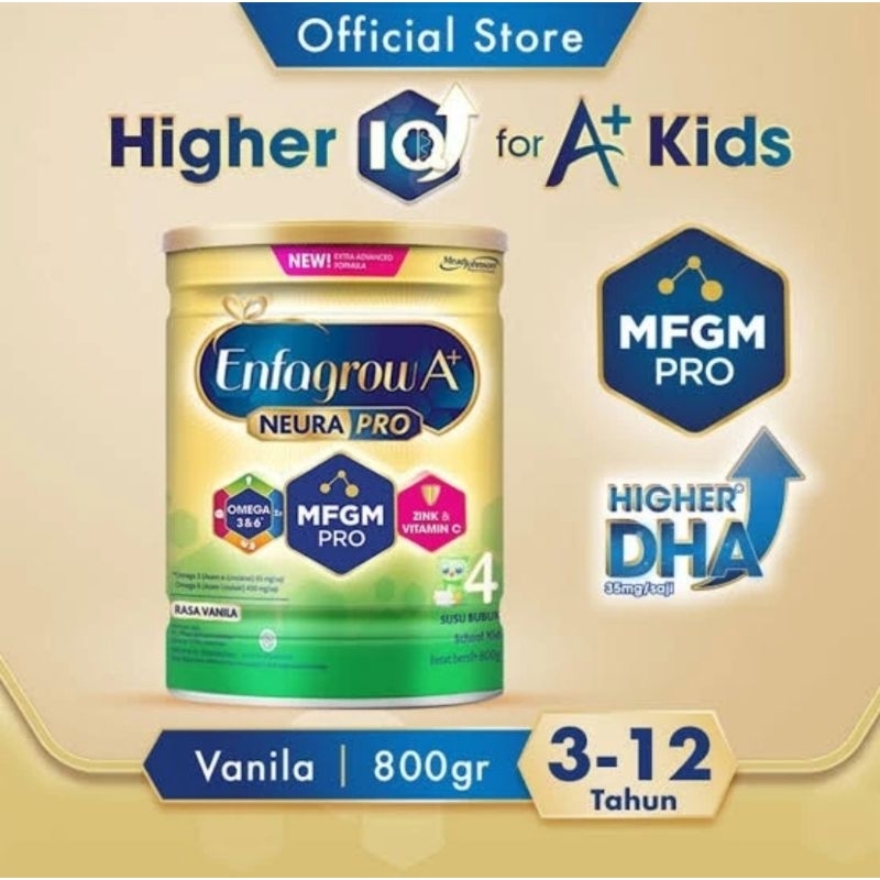 Enfagrow A+4 Vanila 800gr