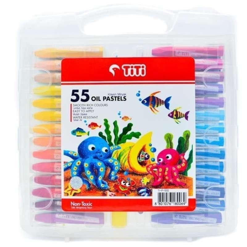 

Oil Pastels TiTi Ti-P-55S / Krayon Minyak Titi 55 Warna / Krayon Titi 55 Warna / Crayon Titi 55 Warna / Crayon Titi 55s