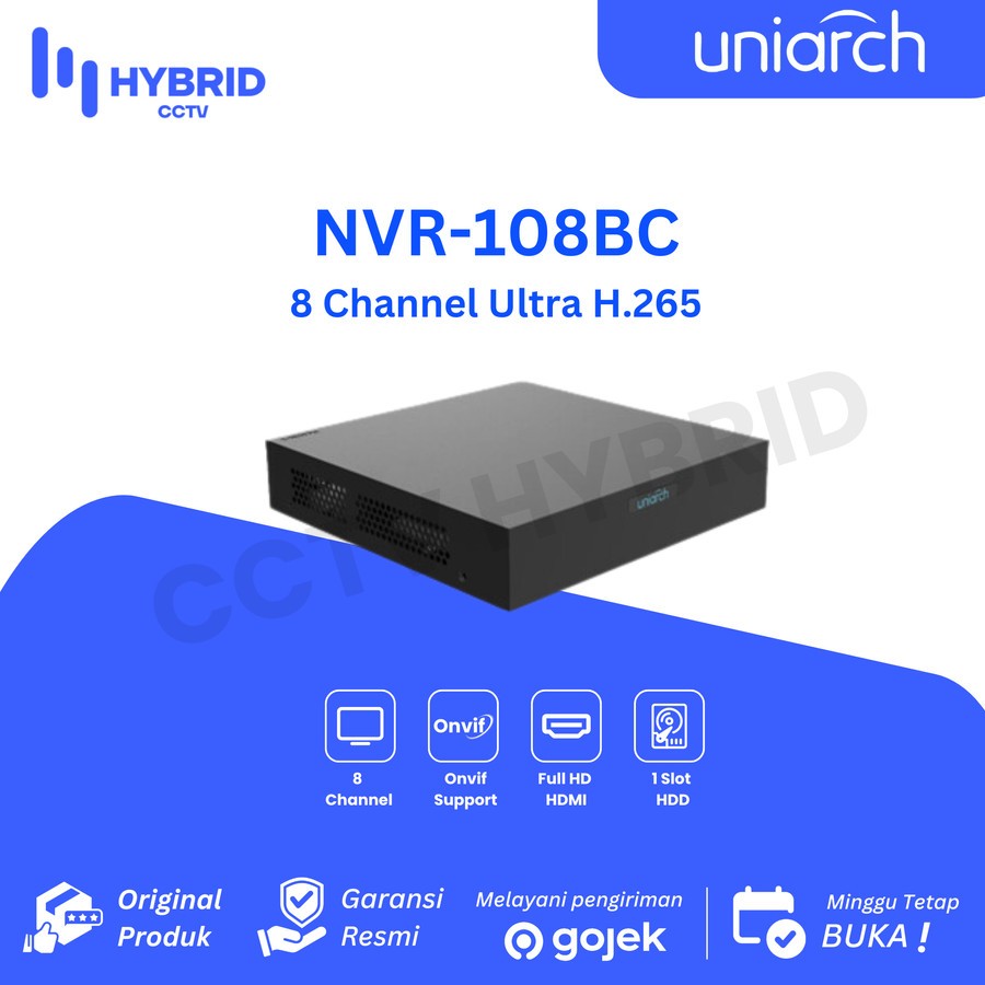 Uniarch NVR-108BC Nvr 8 Channel