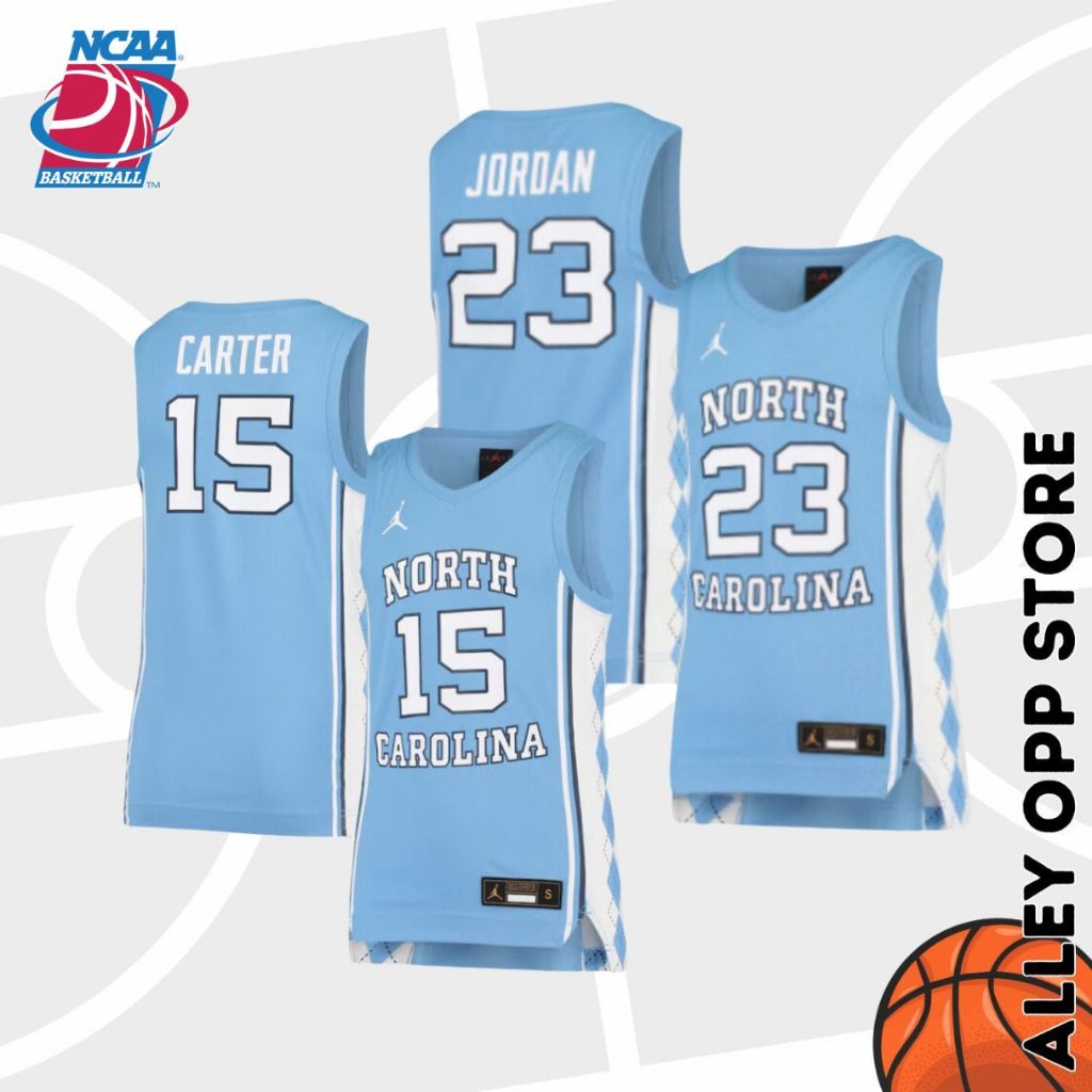 Jersey Basket NCAA Series North Carolina Jordan & Carter