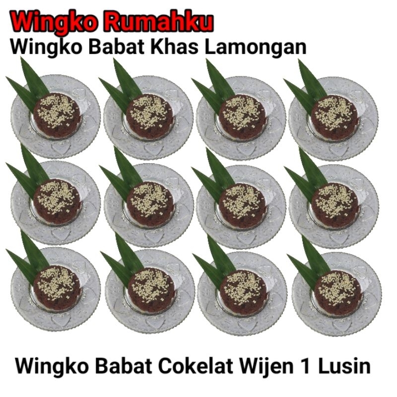 

Wingko Babat Rasa Cokelat Wijen Khas Lamongan 1 Lusin