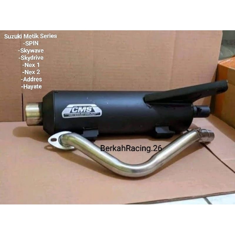 Knalpot Coppy CMS all metik SUZUKI SPIN SKYDRIVE ADDRES NEX 1 NEX 2 HAYATE SKYWAVE